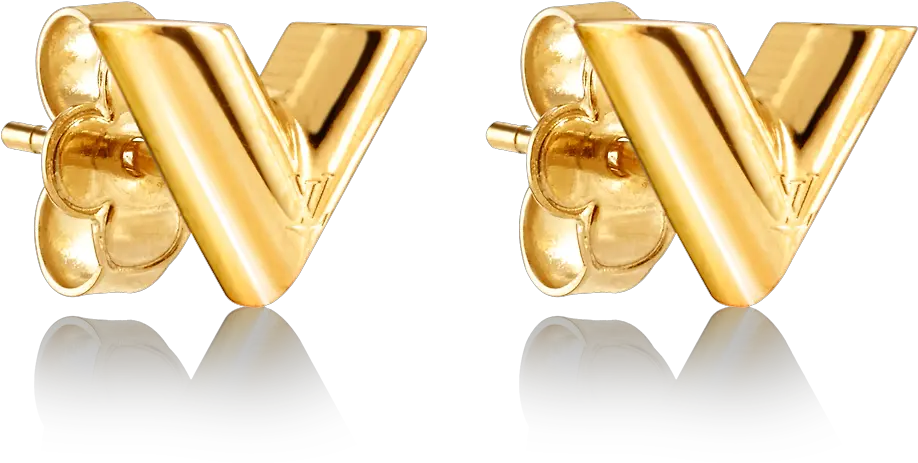  Essential V Stud Earrings Accessories Louis Vuitton Png Earring Png