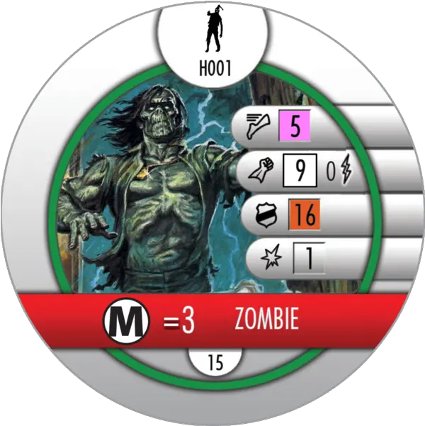  Halloween Heroclix Bystander Tokens Create Png Zombie Horde Png