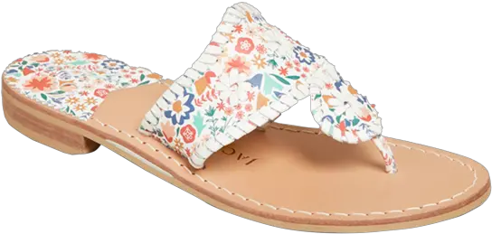  Jacks Flat Floral Icon Sandal Open Toe Png Flip Over Icon