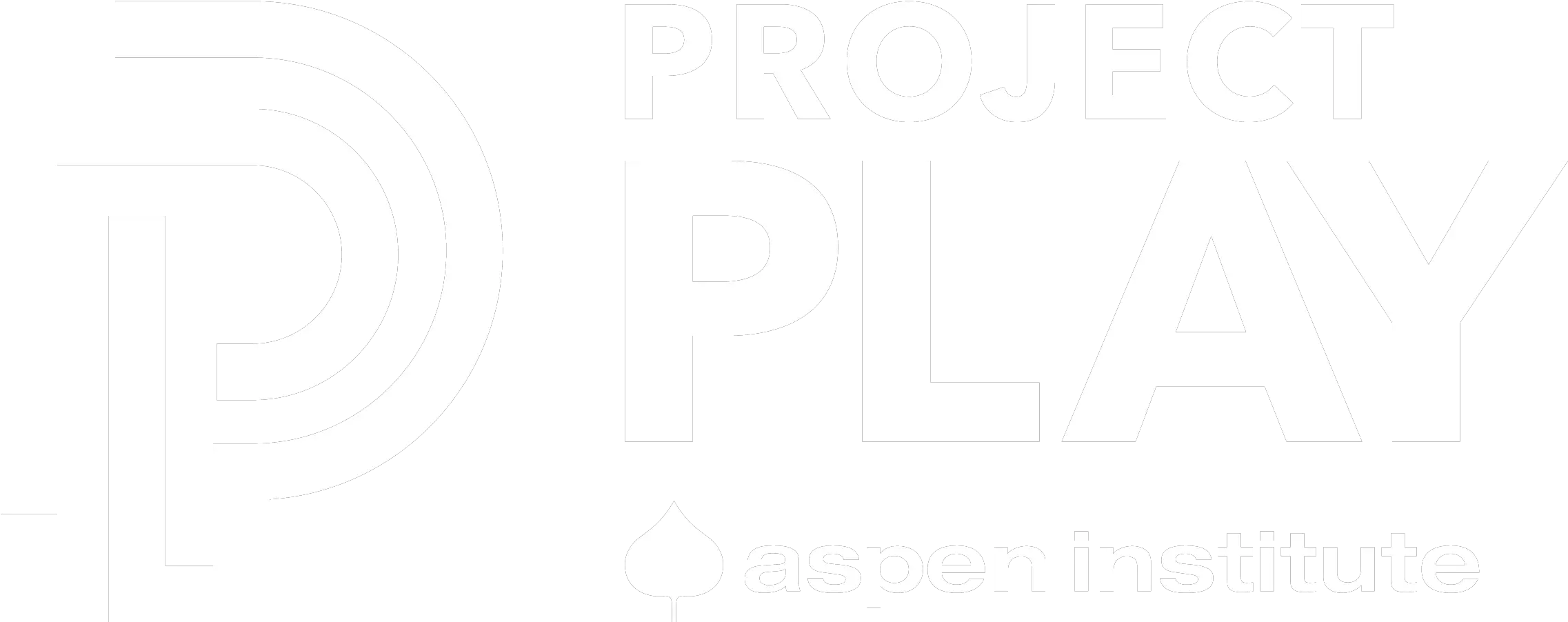  The Aspen Institute Project Play Ihs Markit Logo White Png Mat Icon Goes Above Stick Row