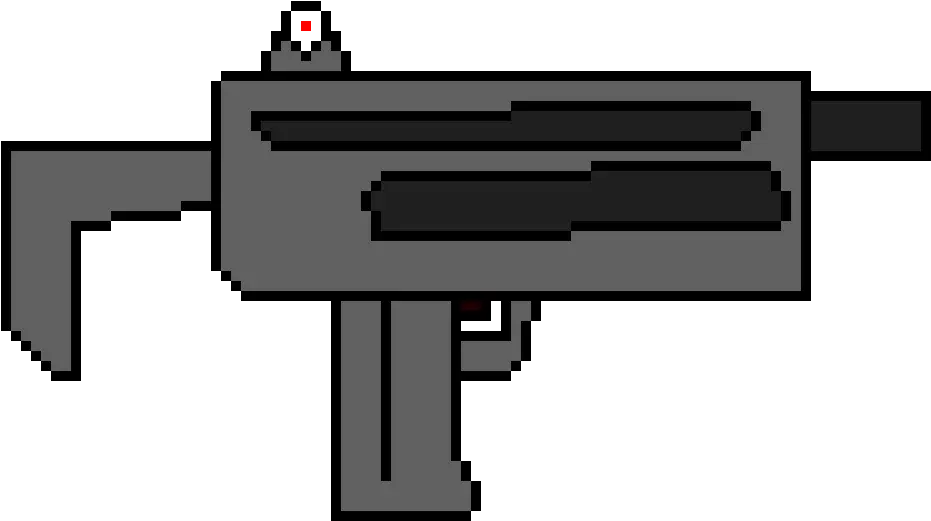  Uzi Pixel Art Maker Trigger Png Uzi Png