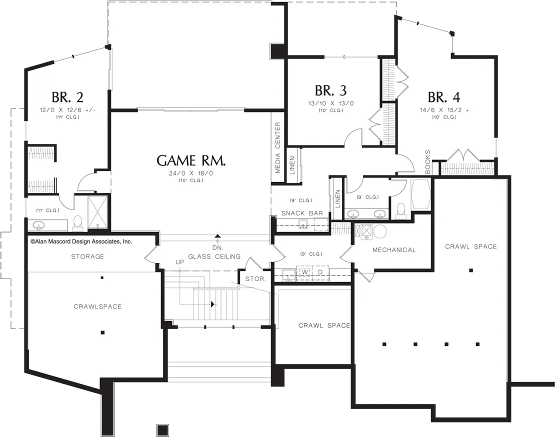  Contemporary House Plan 1410 The Norcutt 4600 Sqft 4 Beds Vertical Png Fridge Icon 2d Home Design