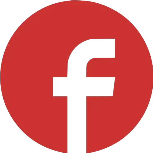  Transparent Red Facebook Logo Png Facebook Icon Circle Red Facebook Png Transparent