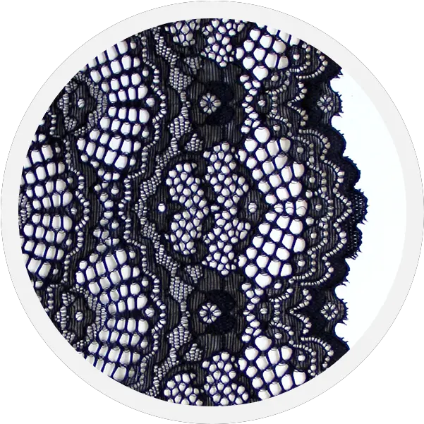  Black Lace Pattern Png Black Lace Trim Jett Circle Circle Lace Circle Png