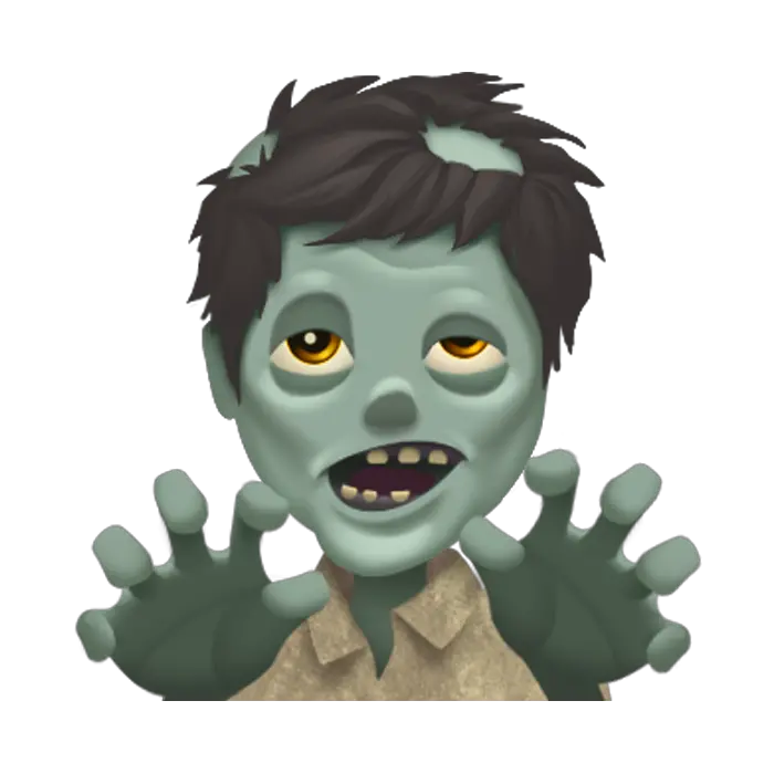  Emoji Zombie Png Transparent Image Emoji Zombie Zombie Transparent Background