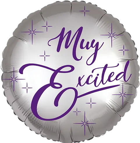  Muy Excited Silver Balloon Balloon Png Silver Balloons Png