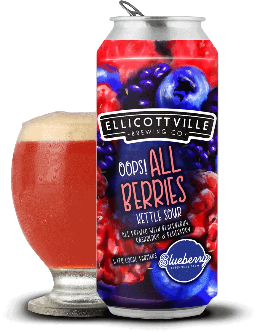  Ebc Oops All Berries Sour Ellicottville Brewing Co In The Us Beer Glassware Png Berry Png