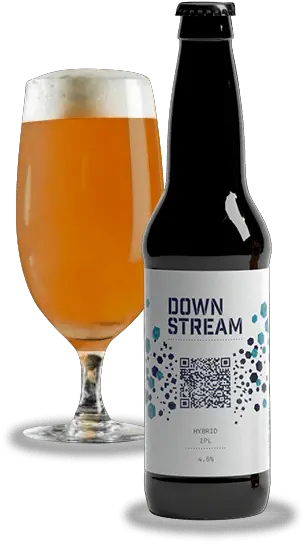  Blockchain Beer Delivers Ingredient Downstream Beer Qr Code Png Beer Transparent