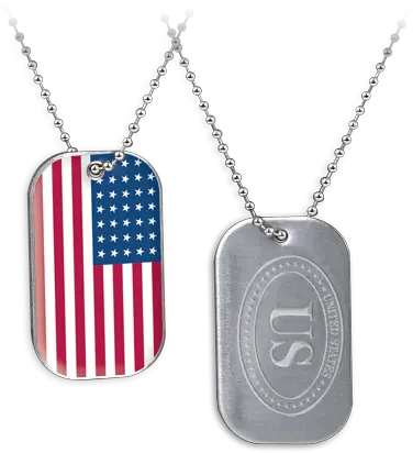  Usa American Flag Dog Tag American Flag Dog Tag Png Dog Tag Png