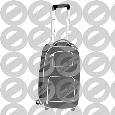  Suitcase Stencil For Classroom Therapy Use Great Hand Luggage Png Suitcase Png