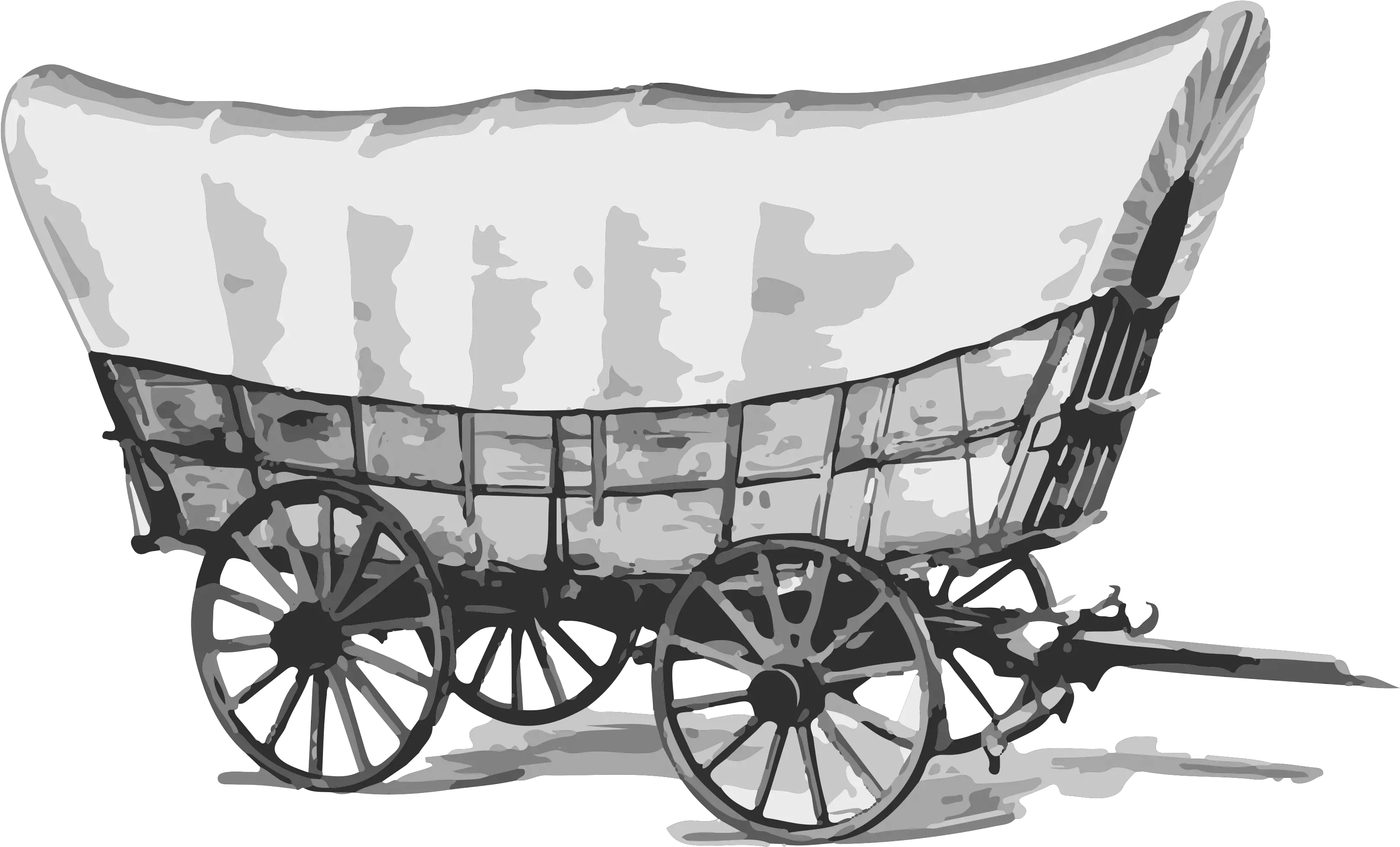  Covered Wagon Png Image Prairie Schooner Wagon Png