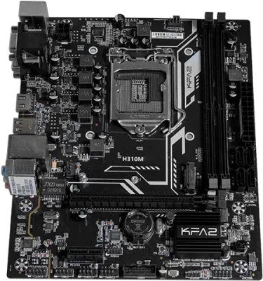  Kfa2 H310m Plus Intel Motherboard Motherboard Galax H310m Png Motherboard Png