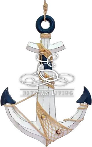  Anchor With Fishing Net Elysian Living Designs Solid Png Fishing Net Png