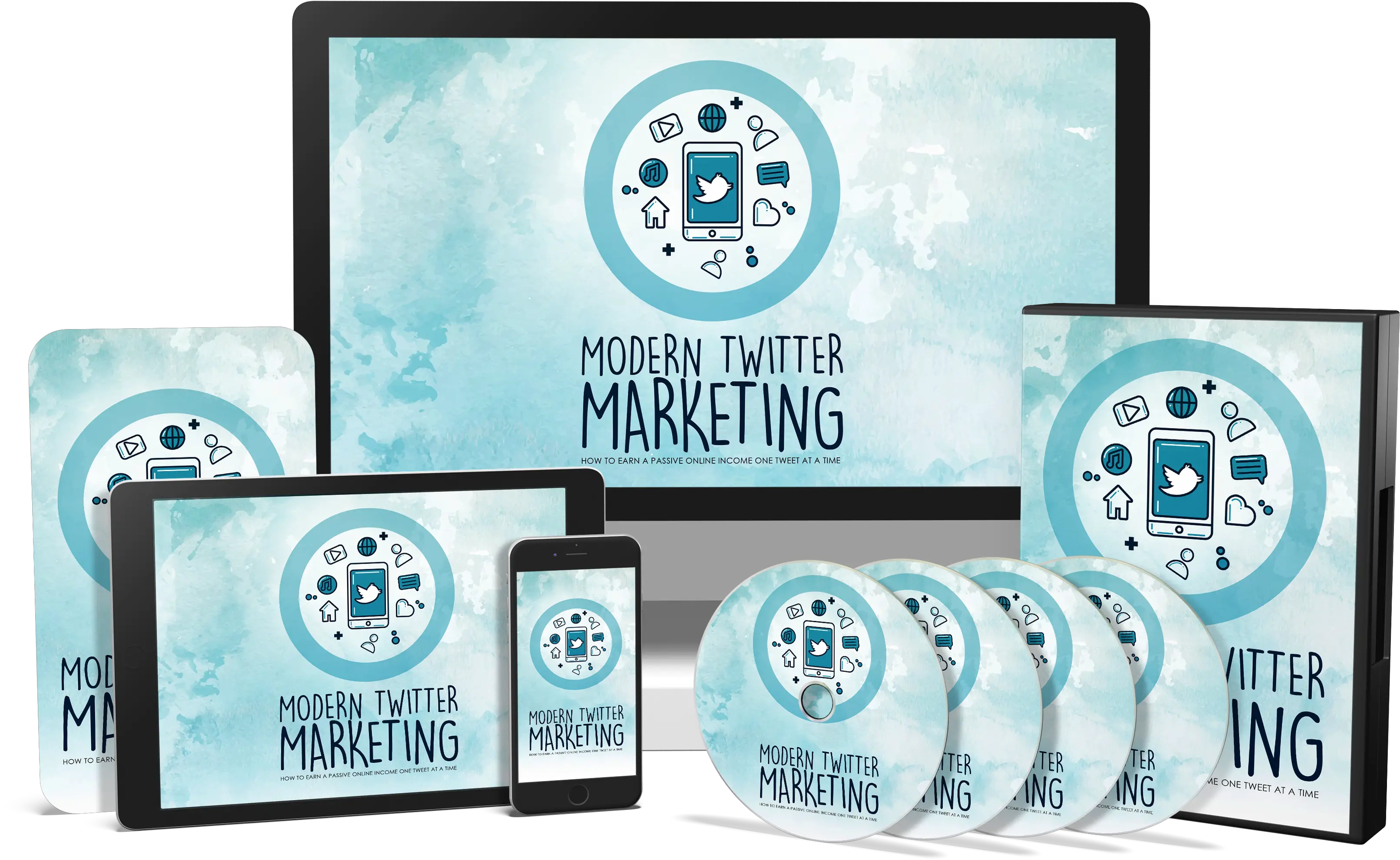  Modern Twitter Marketing Pack Mrr Plrcheapcom Png Twiter Png