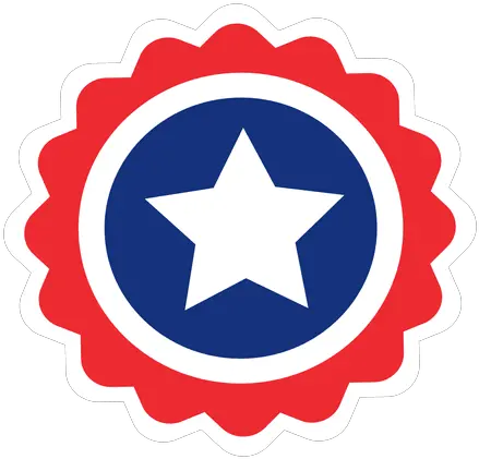  Round Star Usa Flag Label Transparent Png U0026 Svg Vector File Cute Bakery Labels American Flag Clip Art Png