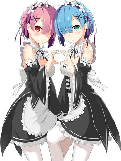  Ram Rem Re Zero Png Ram Rem Re Zero Png Rem Png