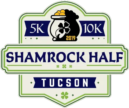  2019 U2014 Tucson Shamrock Half Marathon 10k 5k Race Half Marathon Png Shamrock Png