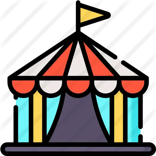  Circus Tent Icon Png Carnival Tent Png