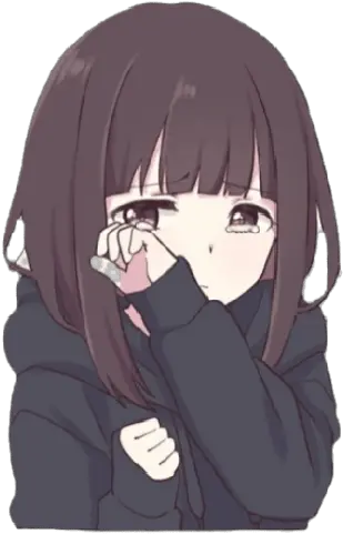  Anime Cute Depressed Sad Anime Girl Png Cute Anime Transparent