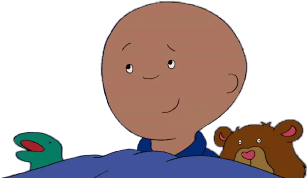  Ruca Caillou Stuffs Dinosaur Teddybear Teddy Bear Bed Cartoon Png Caillou Png