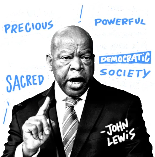  John Lewis Rip Gif Gentleman Png John Lewis Icon