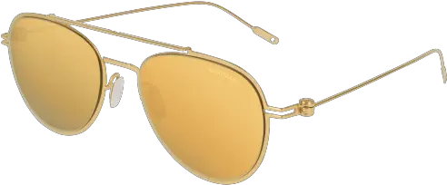  Aviator Frame Metal Sunglasses 123988 Montblanc Png Aviator Png