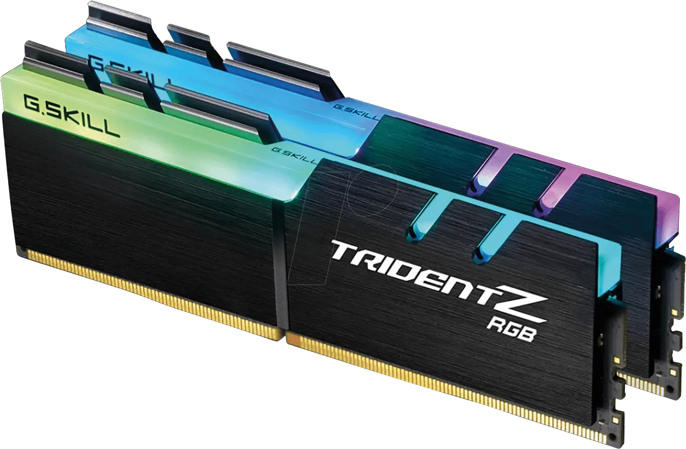  40gs1632 2016rgb 16 Gb Ddr43200 Gskill Trident Z Rgb 2piece Kit G Skill Trident Z Rgb 16g Png Trident Png