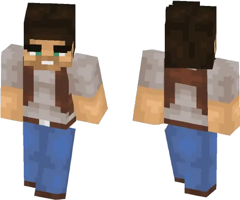  Download Hd Nathan Drake Uncharted Minecraft Skin Au Sans Png Nathan Drake Png