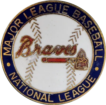  Atlanta Braves Baseball Seal Solid Png Atlanta Braves Logo Png