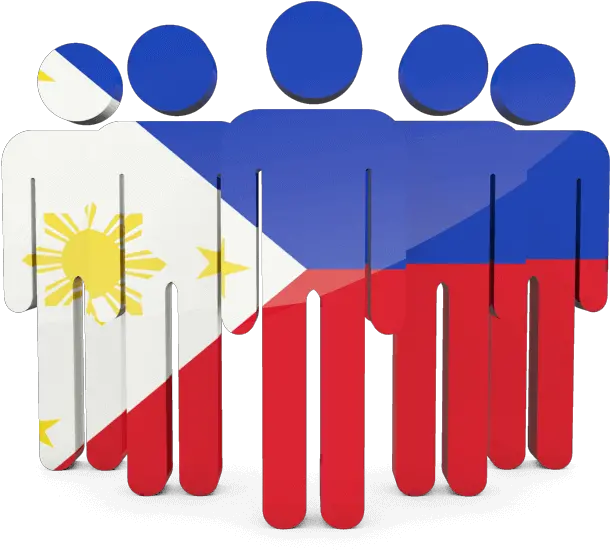  Download Philippines Flag With People Logo Transparent Philippine Flag Png Philippines Flag Png