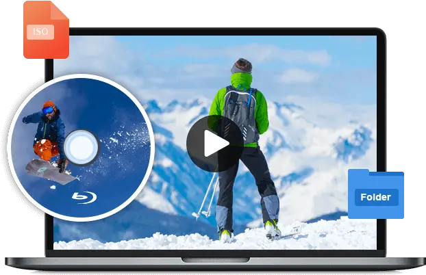  Free Mac Blu Ray Player Play Bluray Movies And Media Files Man On Mountain Snow Png Blu Ray Player Icon