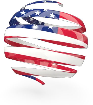  Round 3d Icon American Png American Flag Icon