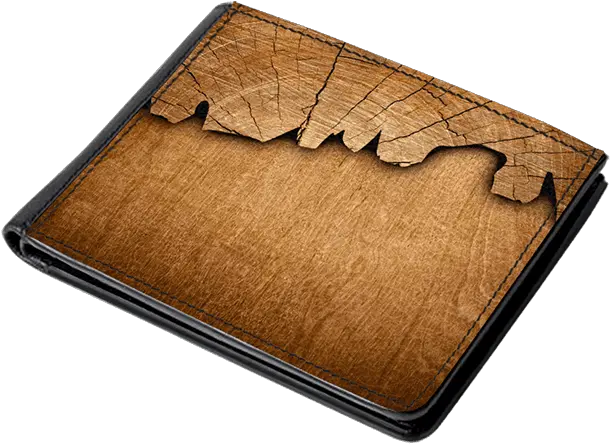  Wooden Cracks Passport Wallet Wallet Png Passport Png