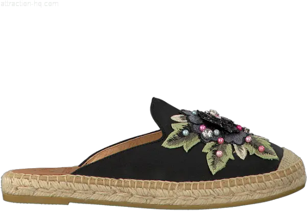  Black Kanna Espadrilles Kv8004 Qzuzdclg Shoe Png Kanna Png