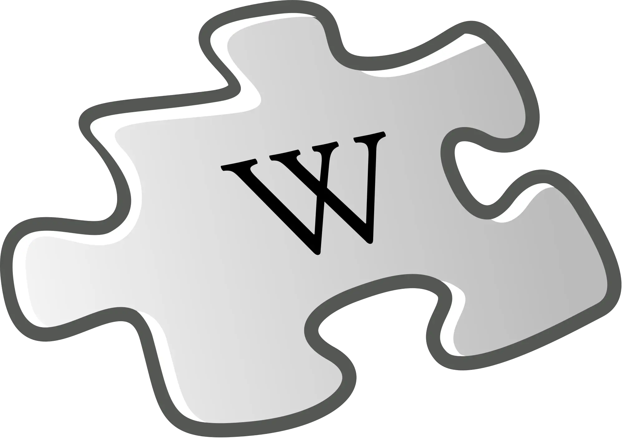  Clip Freeuse Stock File Wiki Letter Wikipedia Logo Png Wiki Logo