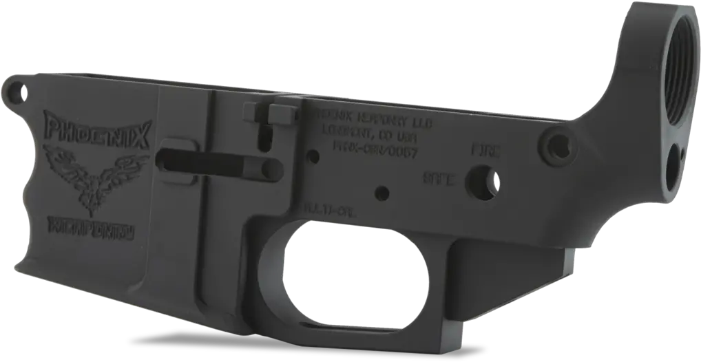  Ar 15 Billet Lower Receiver Firearm Png Ar15 Png