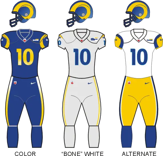  2021 Los Angeles Rams Season Wikipedia La Rams Uniforms Png Chicago Bears Buddy Icon