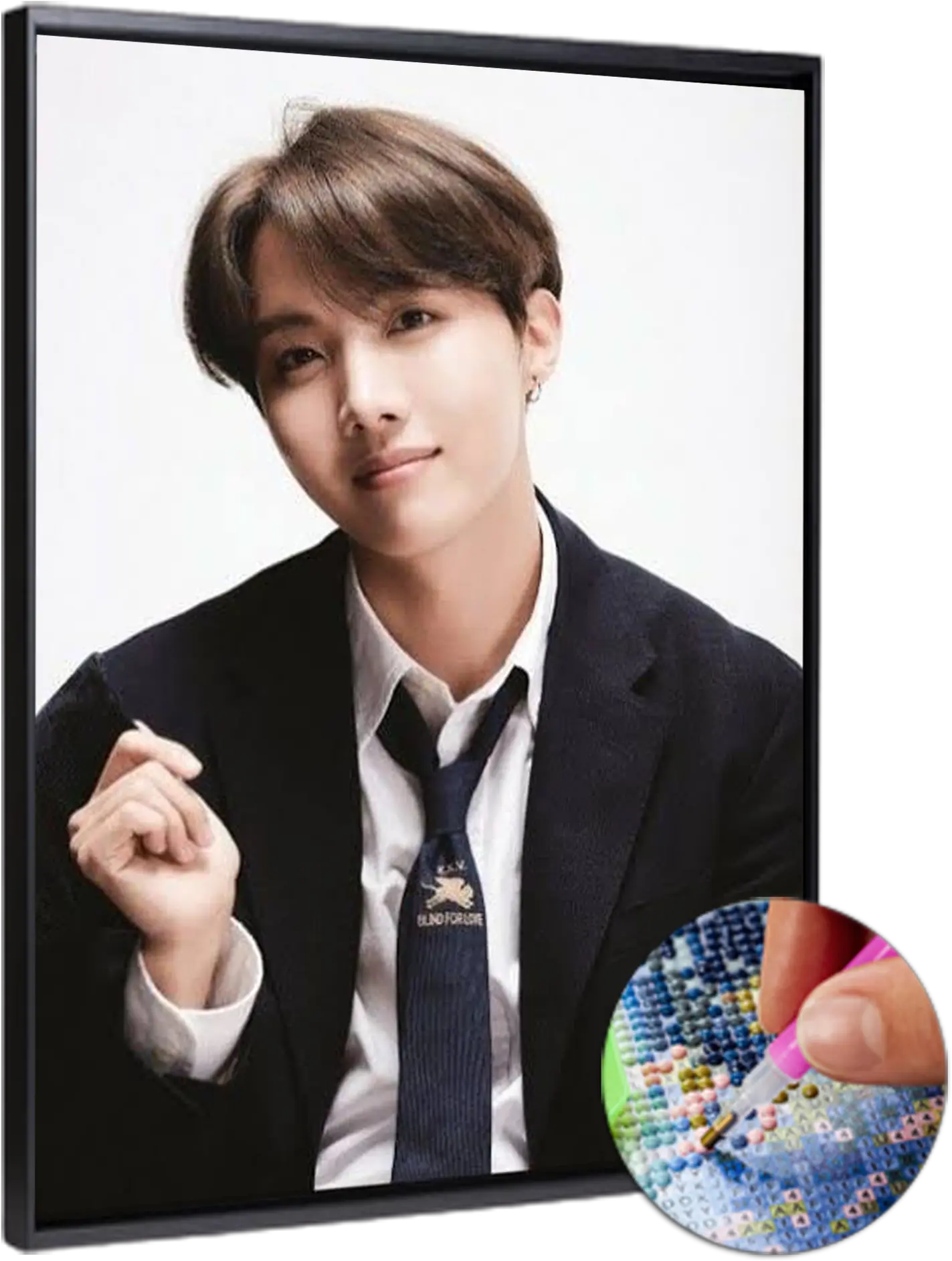  Bts J Hope High Quality Diamond Painting Kit Bts J Hope Png Jhope Transparent