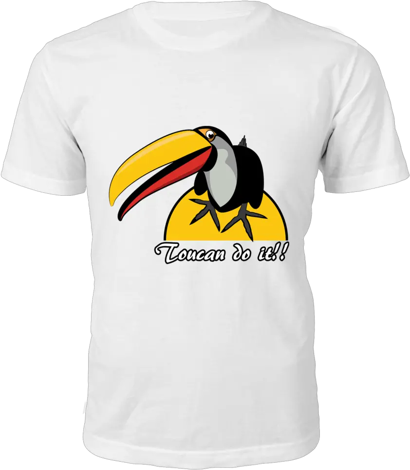  Download Toucan Do It Bird T Shirt Toucan Full Size Png Short Sleeve Toucan Png