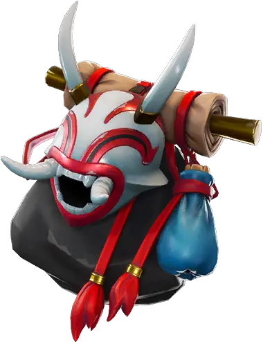  Fortnite White Fang Backpack Back White Fang Back Bling Fortnite Png Fang Png