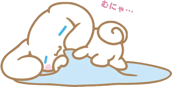  Cinnamoroll Aww He Always Looks So Cute When Heu0027s Sleeping Transparent Cinnamon Roll Sanrio Png Cute Pokemon Png