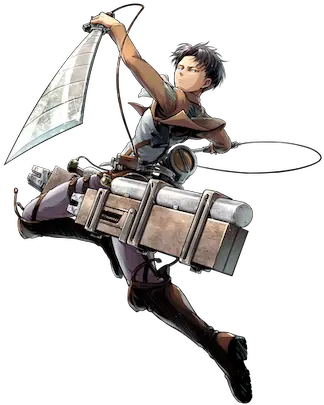  Levi Captain Rating And Skills Attack On Titan Tactics Png Levis Logo Png