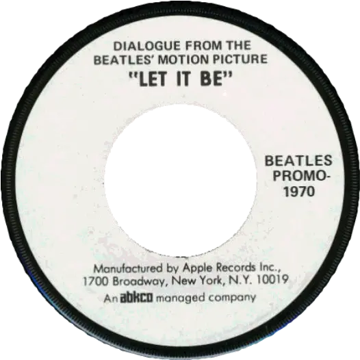  Let It Be Dialogue Beatles Price Guide Beatles Png Apple Records Logo