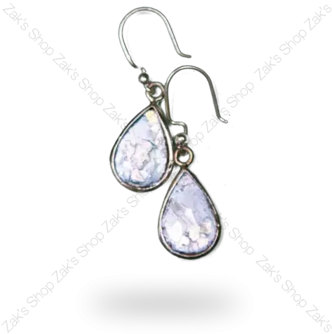  Roman Glass Tear Drop 925 Sterling Solid Png Tear Drop Transparent