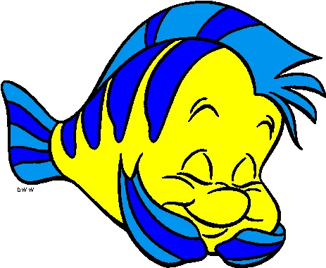  Free Flounder Cliparts Download Clip Art Transparent Little Mermaid Flounder Png Flounder Png