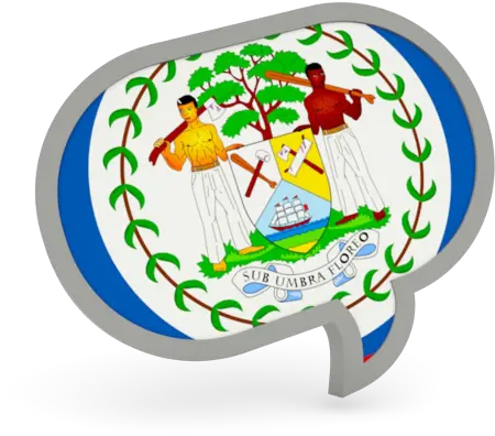  Speech Bubble Icon Illustration Of Flag Belize Belize And El Salvador Flags Png Green Speech Bubble Icon