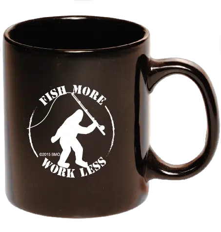  Bmo Original Fish More Work Less 11 Oz Coffee Mug Logo Make Levees Not War Png Coffee Cup Logo