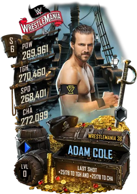  Adam Cole Wwe Supercard Season 4 Debut Wwe Supercard Wwe Supercard Wrestlemania 36 Cards Png Adam Cole Png