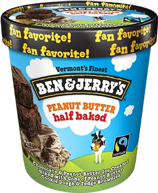  Peanut Butter Half Baked Ice Cream Ben U0026 Jerryu0027s Ben And Peanut Butter Half Baked Png Peanut Butter Transparent