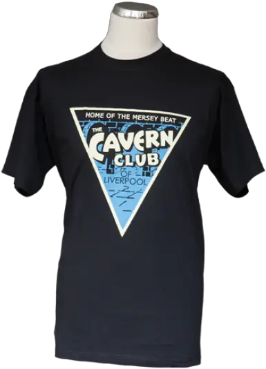  Menu0027s Cavern Club Triangle Logo T Shirt Unisex Png Blue Triangle Logo